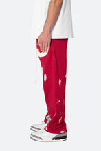 Load image into Gallery viewer, 3 Patch Contrast Sweatpants - Red/Grey