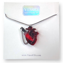 Load image into Gallery viewer, Chopped Heart Necklace