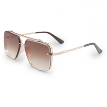 Load image into Gallery viewer, Bella Coffee - Tangle Free Aviator Sunglasses