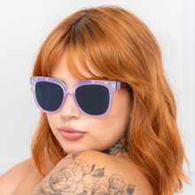 Load image into Gallery viewer, Coco - Lilac Wayfarer Sunglasses