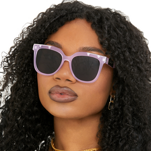 Coco - Lilac Wayfarer Sunglasses