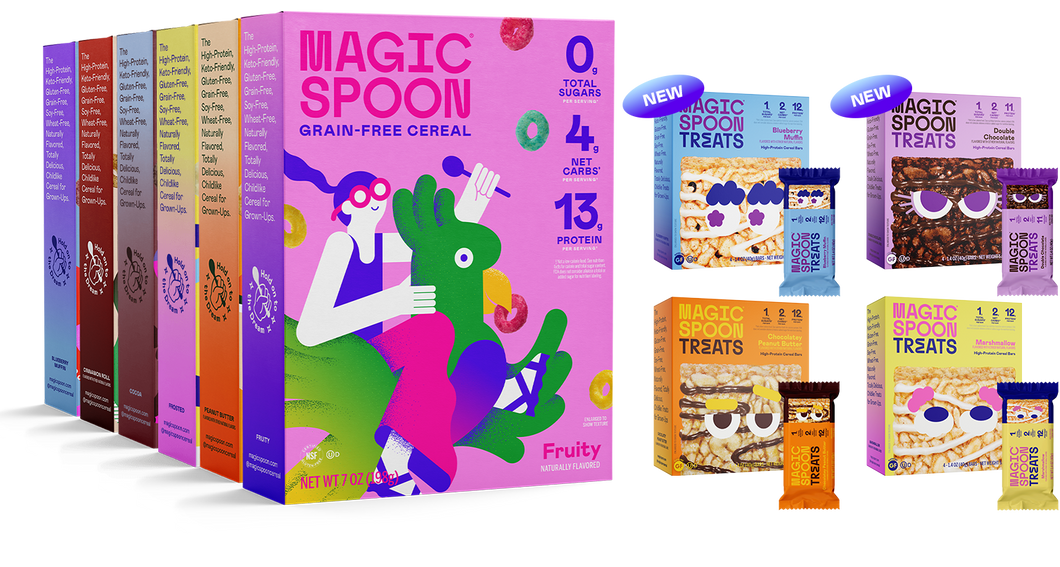 Bestseller Bundle - 6 boxes + 16 Cereal Treats (4 Boxes)