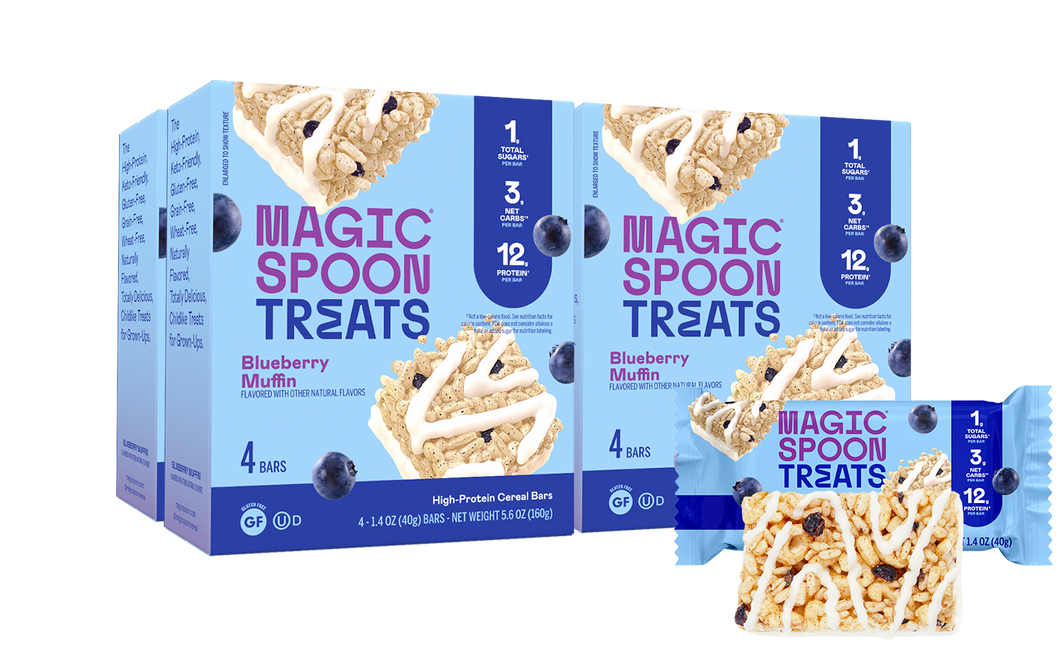 Blueberry Muffin Pack - 16 Cereal Treats (4 Boxes)