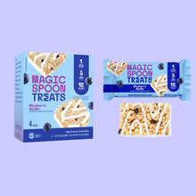 Load image into Gallery viewer, Blueberry Muffin Pack - 16 Cereal Treats (4 Boxes)