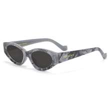 Load image into Gallery viewer, Kat x Money Moves - Grey Cateye Sunglasses