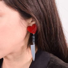 Load image into Gallery viewer, I Heart Knives Earrings in SASSY