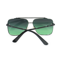 Load image into Gallery viewer, Bella - Dark Green Oversized Squared Aviators