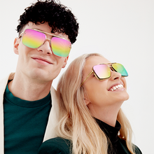 Load image into Gallery viewer, Bella - Pride Oversized Squared Aviators