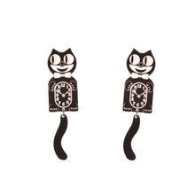 Load image into Gallery viewer, Cat CLAW-K Earrings Officially Licensed Kit-Cat Klock ® (regular sized)