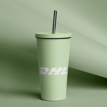 Load image into Gallery viewer, Steel Tumbler w/ Steel Straw