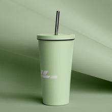 Load image into Gallery viewer, Steel Tumbler w/ Steel Straw