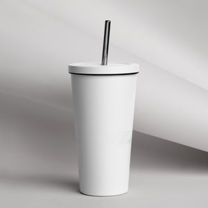 Steel Tumbler w/ Steel Straw