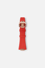 Load image into Gallery viewer, FKM Rubber Strap: Infrared/Rose