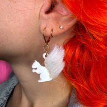 Load image into Gallery viewer, Fluffy Squirrel Dangle Earrings